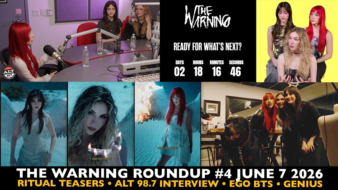 The Warning Roundup #4: Ritual shorts, Alt 98.7 Interview, Countdown, Ego, Genius (June 7 2026)