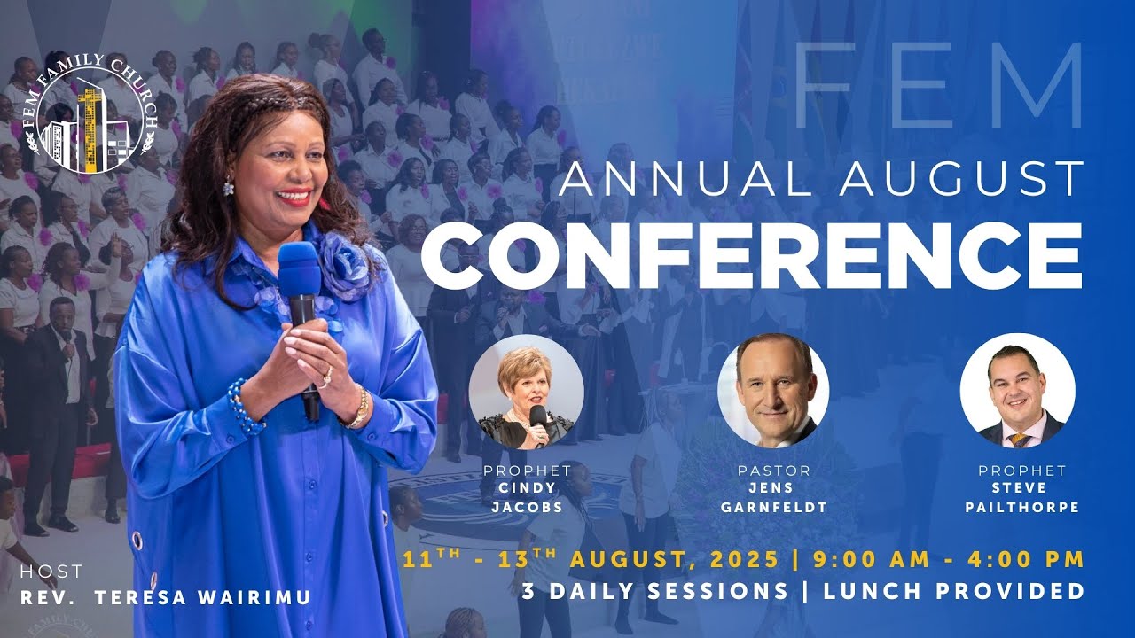 LIVING FOR THE GLORY OF GOD || LADY BISHOP KATHY KIUNA || FEM CONFERENCE || 12.08.2025