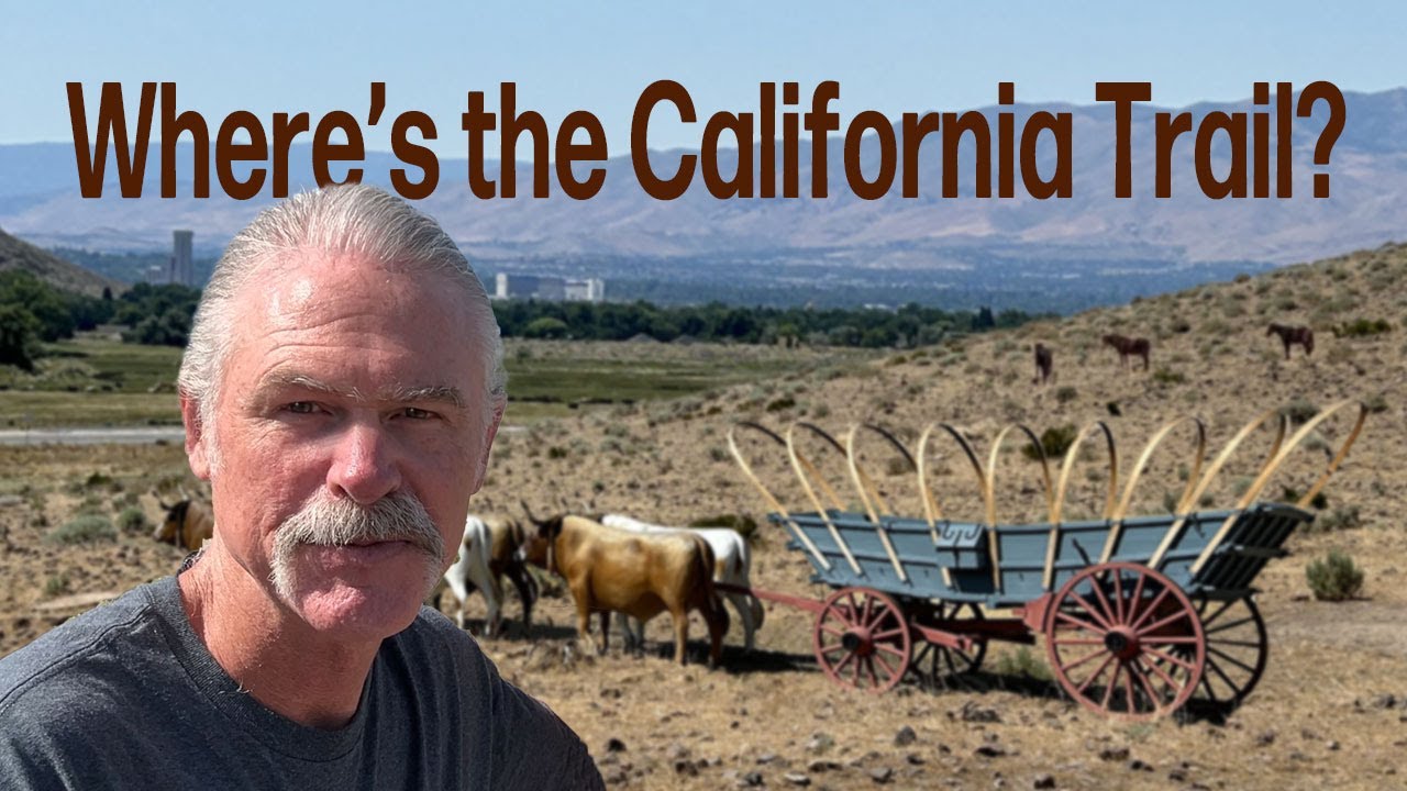Where was the California EMIGRANT TRAIL as it traveled through Reno and Sparks, Nevada?