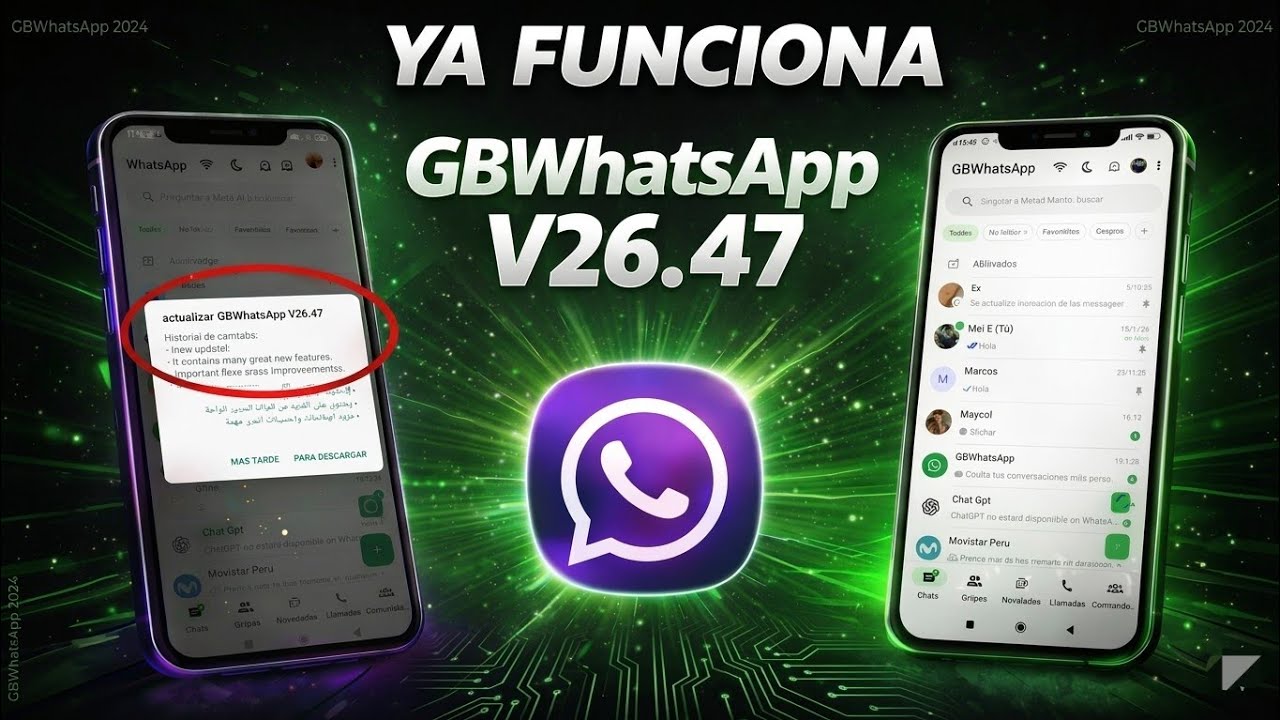 GBWHATSAP MAS V26.47 NUEVA VERSI&Oacute;N + DESDE CERO + CONFIGURACI&Oacute;N ✅✅