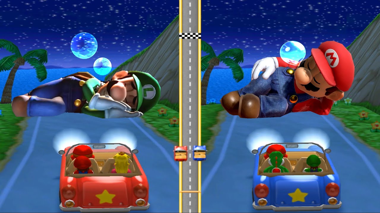 【マリオパーティシリーズ】ミニゲームマリオVsピーチVsルイージVsヨッシー(COM最強 たつじん)