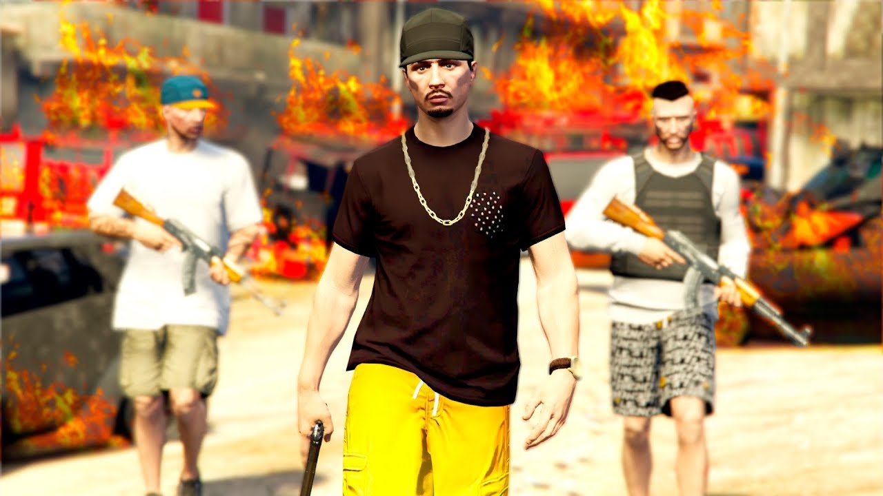 GTA V: VIDA DO CRIME | PERDEMOS TUDO, INVADIRAM NOSSA FAVELA #EP.53 - Tj