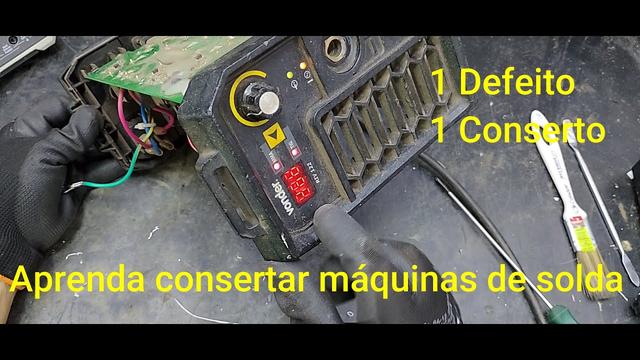 Conserto de máquinas de solda