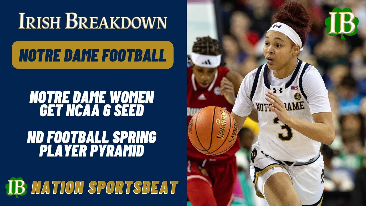 IB Nation Sportsbeat: Notre Dame Women Get NCAA 6 Seed, ND Football Spring Player Pyramid