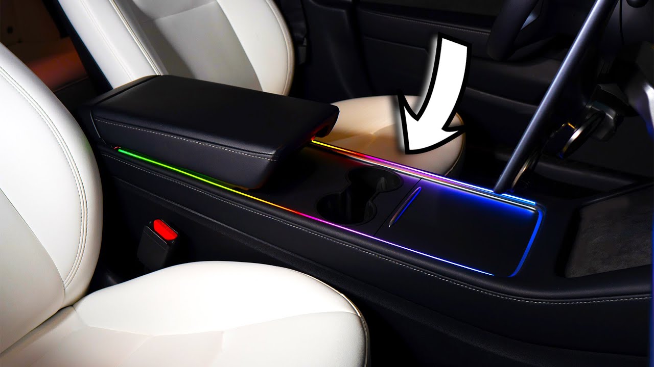 Tesla RGB Center Light Strip for Model 3 & Y - How To Install