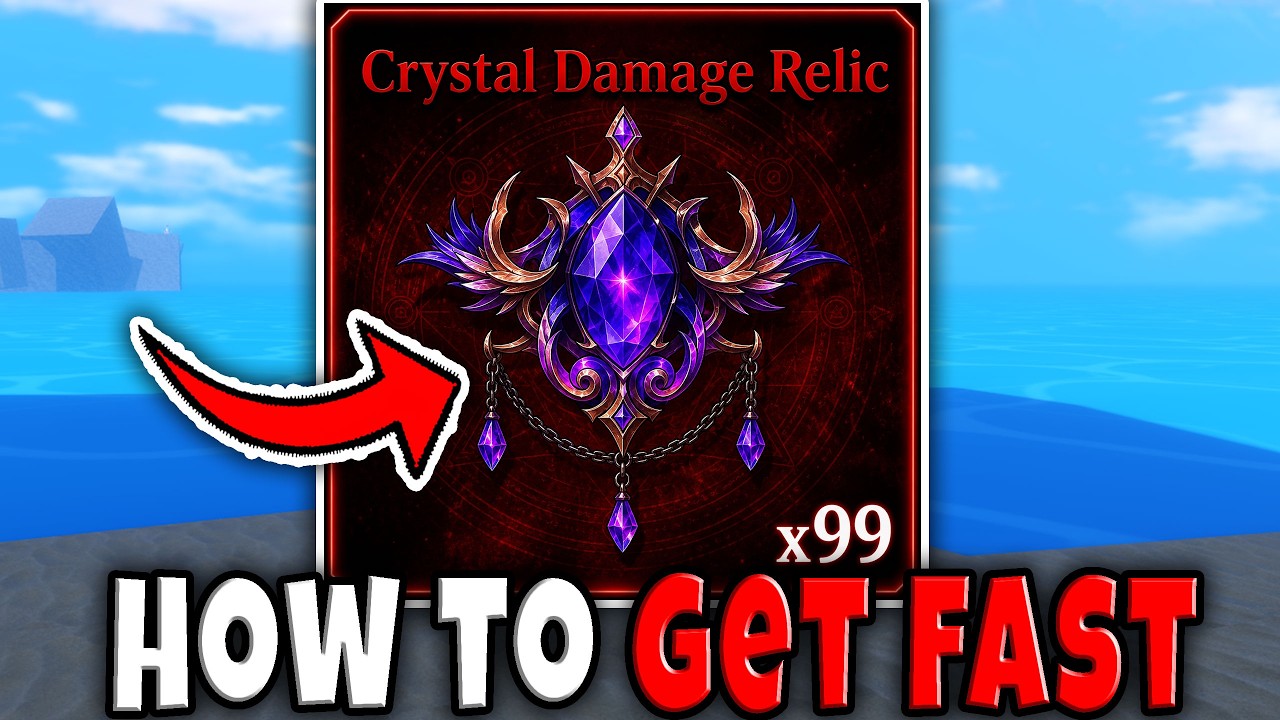 How to GET CRYSTAL DAMAGE RELIC FAST in SAILOR PIECE FULL GUIDE LOCATION DROP Roblox