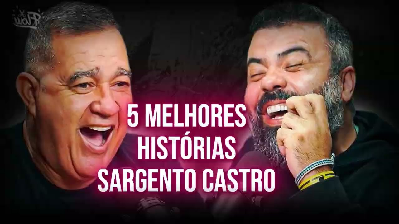 AS 5 MELHORES HISTÓRIAS POLICIAL DO SARGENTO CASTRO #policia #humor #podcast #rota