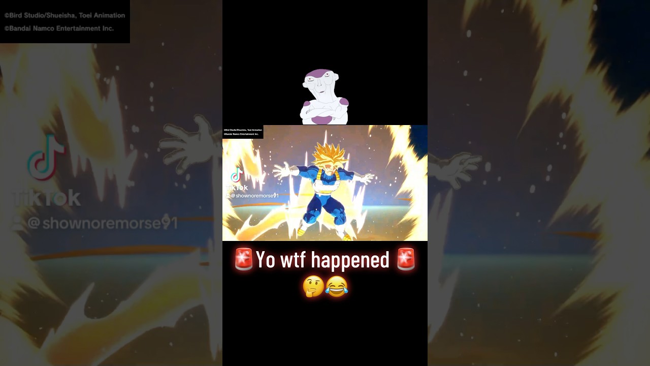 Yo was that a glitch 🤔😂 #dragonballsparkingzero #fyp #tiktok #glitch #gameplay #shorts