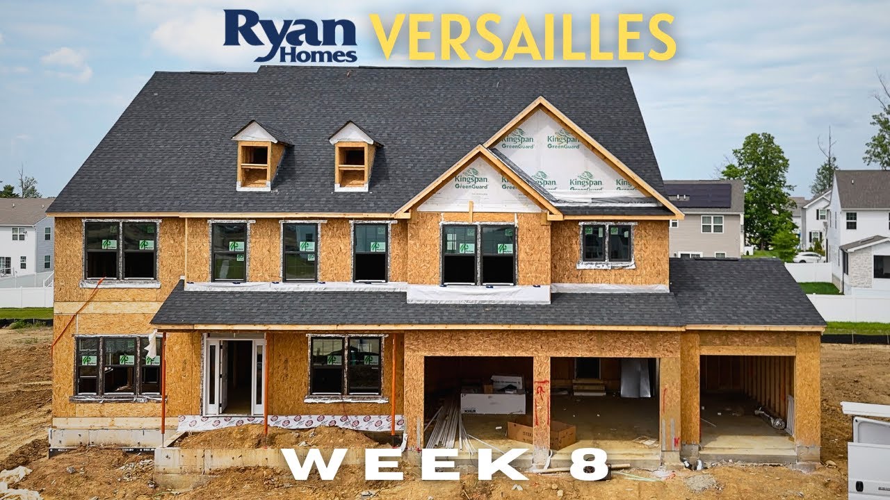 Week 8: House Tour! | Ryan Homes Versailles Construction Update