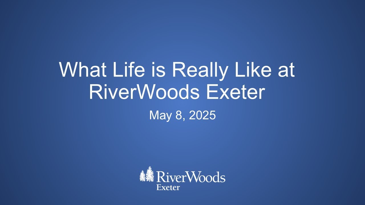 What Life is Really Like at RiverWoods Exeter - Resident Panel Discussion