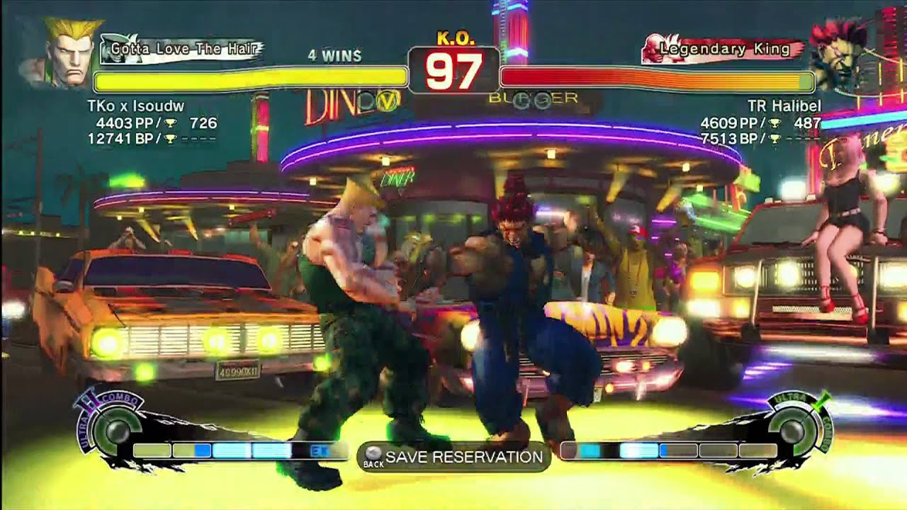 [Guile] TKo x Isoudw vs TR Halibel [Akuma] SSF4 Arcade Edition