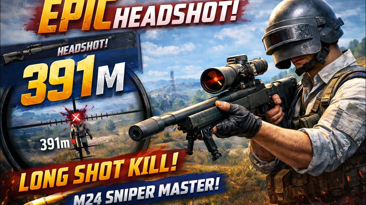 391 Metreden M24 Headshot #pubg #headshot #pubgmobile 