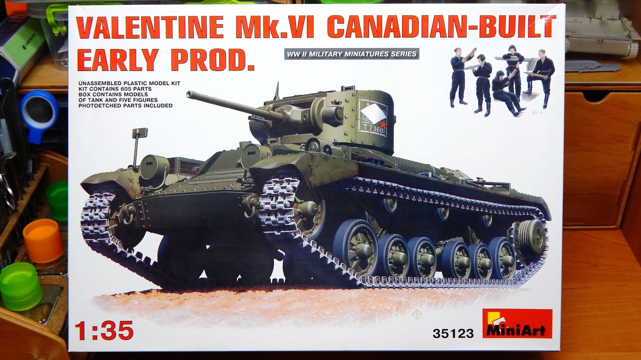 Британский пехотный танк Valentine Mk.VI Canadian 1:35 (Mini Art)