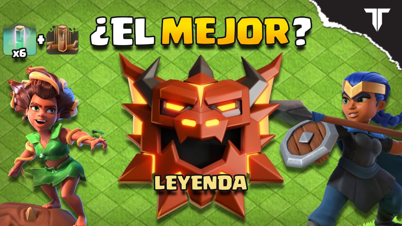 Las DRUIDAS están muy FUERTES en Leyenda (RANKED) - Clash Of Clans