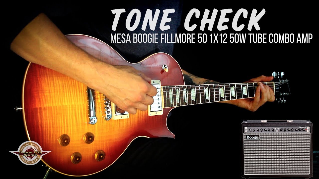 TONE CHECK: Mesa Boogie Fillmore 50 1x12 50W Tube Combo Amp - NO TALKING