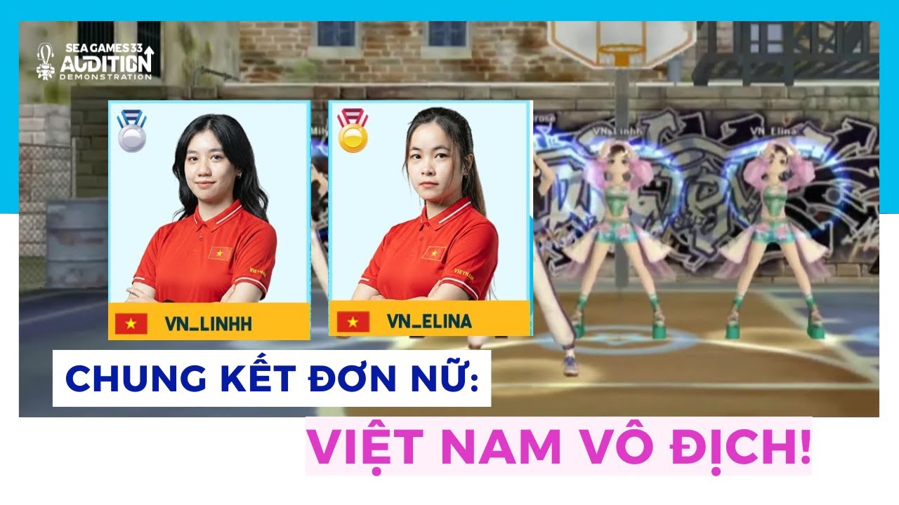 Chung kết đơn nữ Audition: Các cô gái Việt Nam tự tin 'cân cả' Đông Nam Á - Vàng và Bạc trong tay