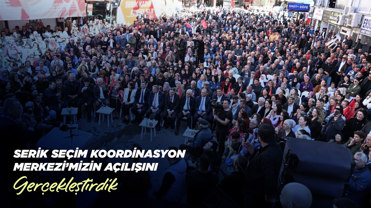 Serik'e hak ettiği belediyeciliği biz kazandıracağız