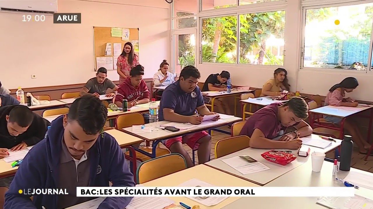 BAC 2023:  Les premières épreuves de spécialités ont débuté aujourd'hui au lycée Samuel Raapoto