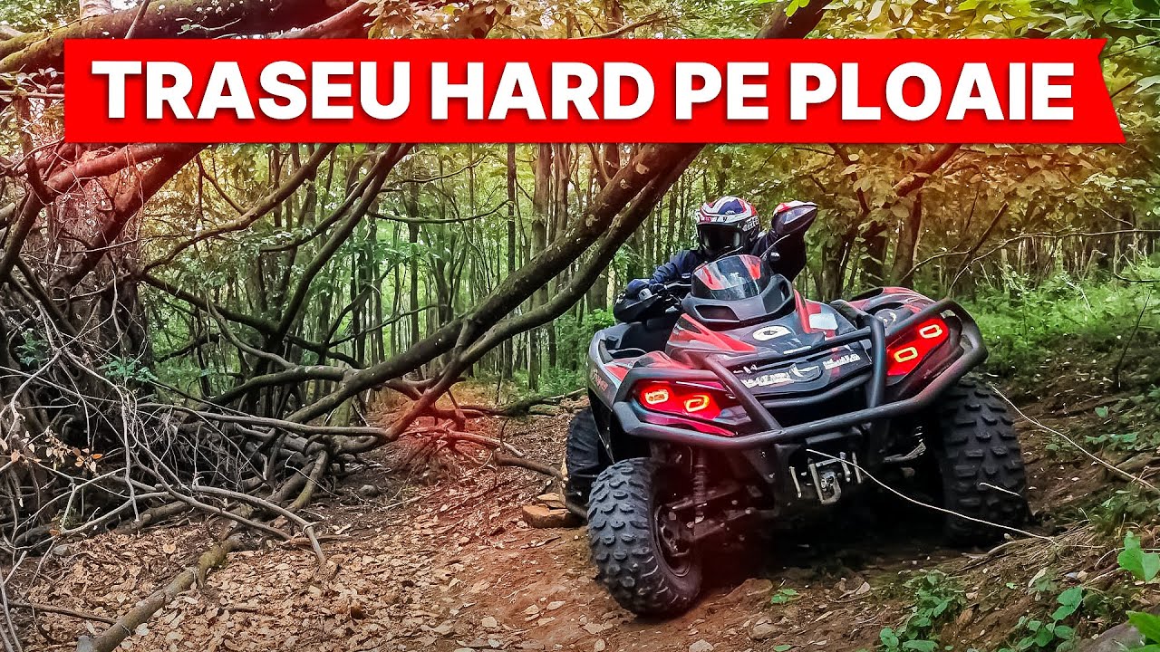 Ne-a prins PLOAIA pe TRASEU | ATV vlog la SIBIU