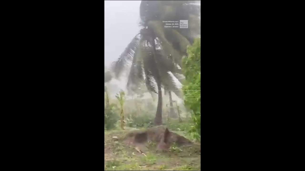 First Impacts As Melissa Slams Jamaica