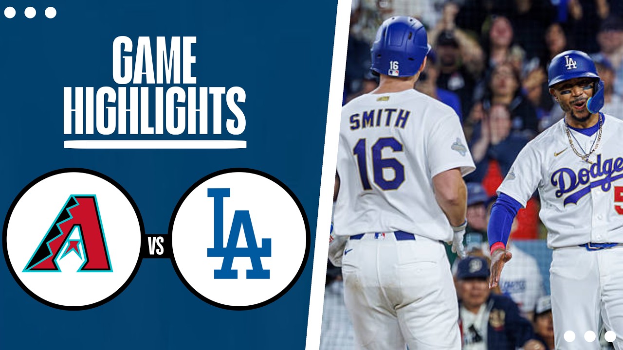 MLB Game Highlights - Arizona Diamondbacks vs Los Angeles Dodgers (3/28/26)