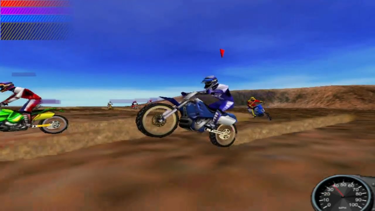 Motocross Madness | Stunt Quarry [All 7 Maps] | 10 Opponents