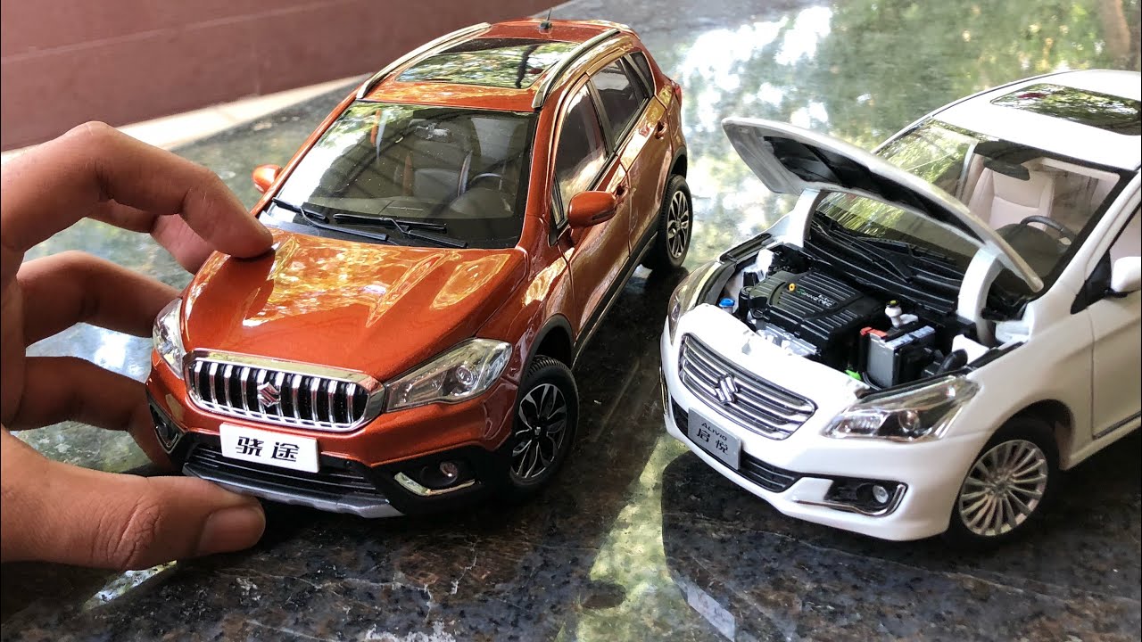 Mini Maruti Suzuki S-Cross abd Ciaz Diecast Model Cars | Nexa Showroom