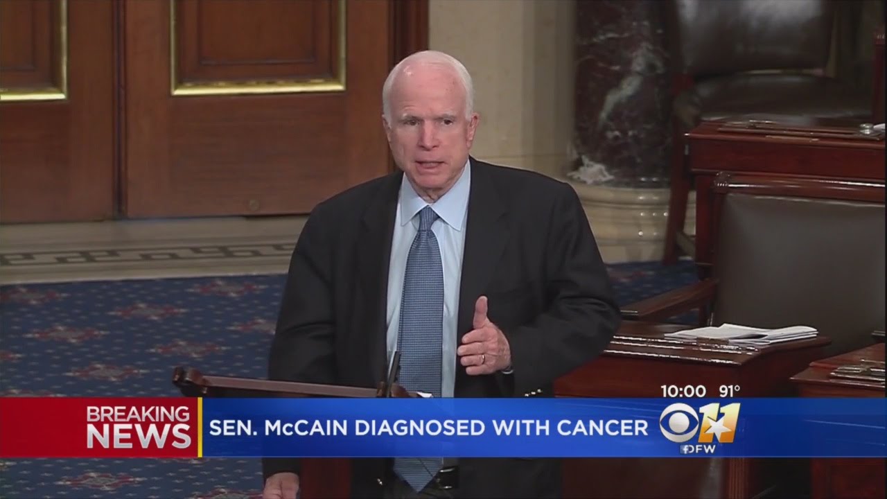 Senator John McCain Diagnosed With Brain Cancer