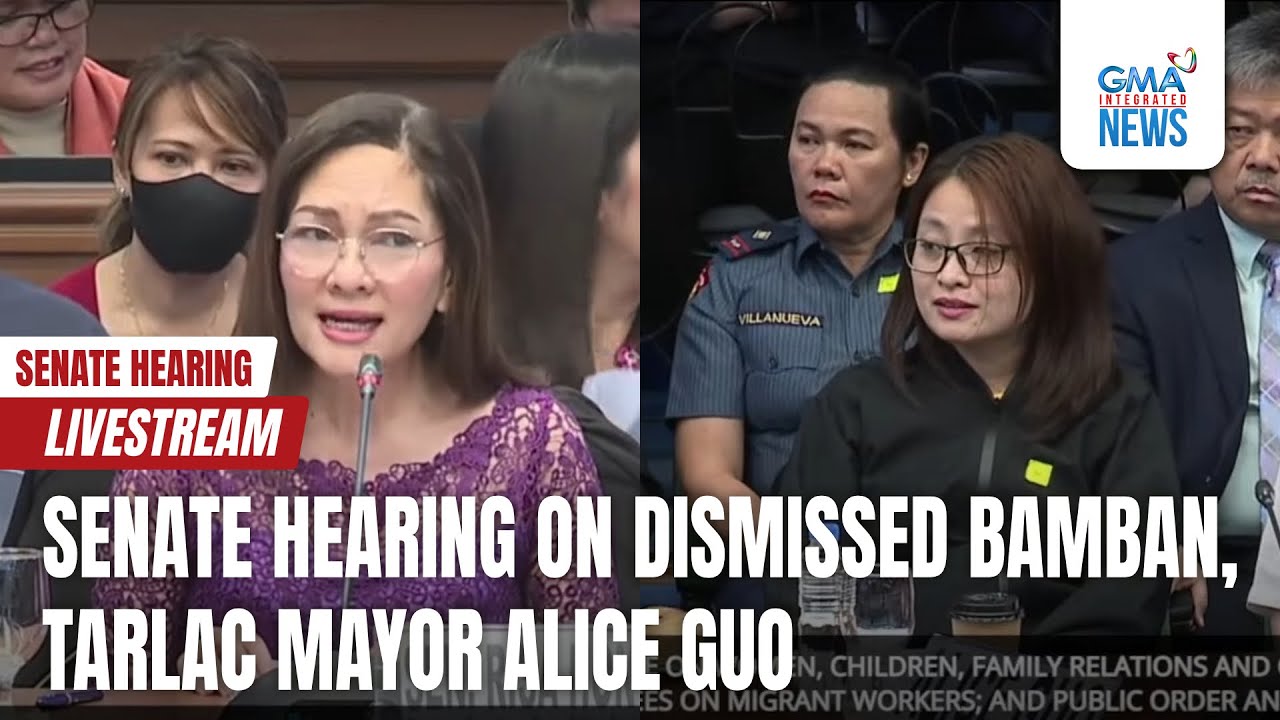 LIVE: Senate Hearing on Alice Guo (Sept. 17, 2024) - Replay