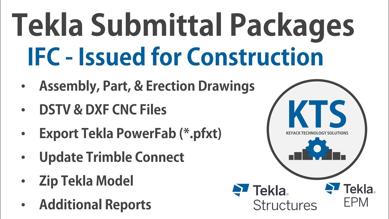 Tekla Submittals - IFC (Issued for Construction)