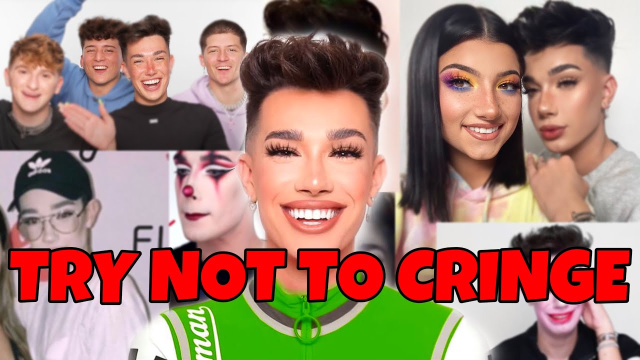 JAMES CHARLES BEING CRINGE FOR 4 MINUTES STRAIGHT