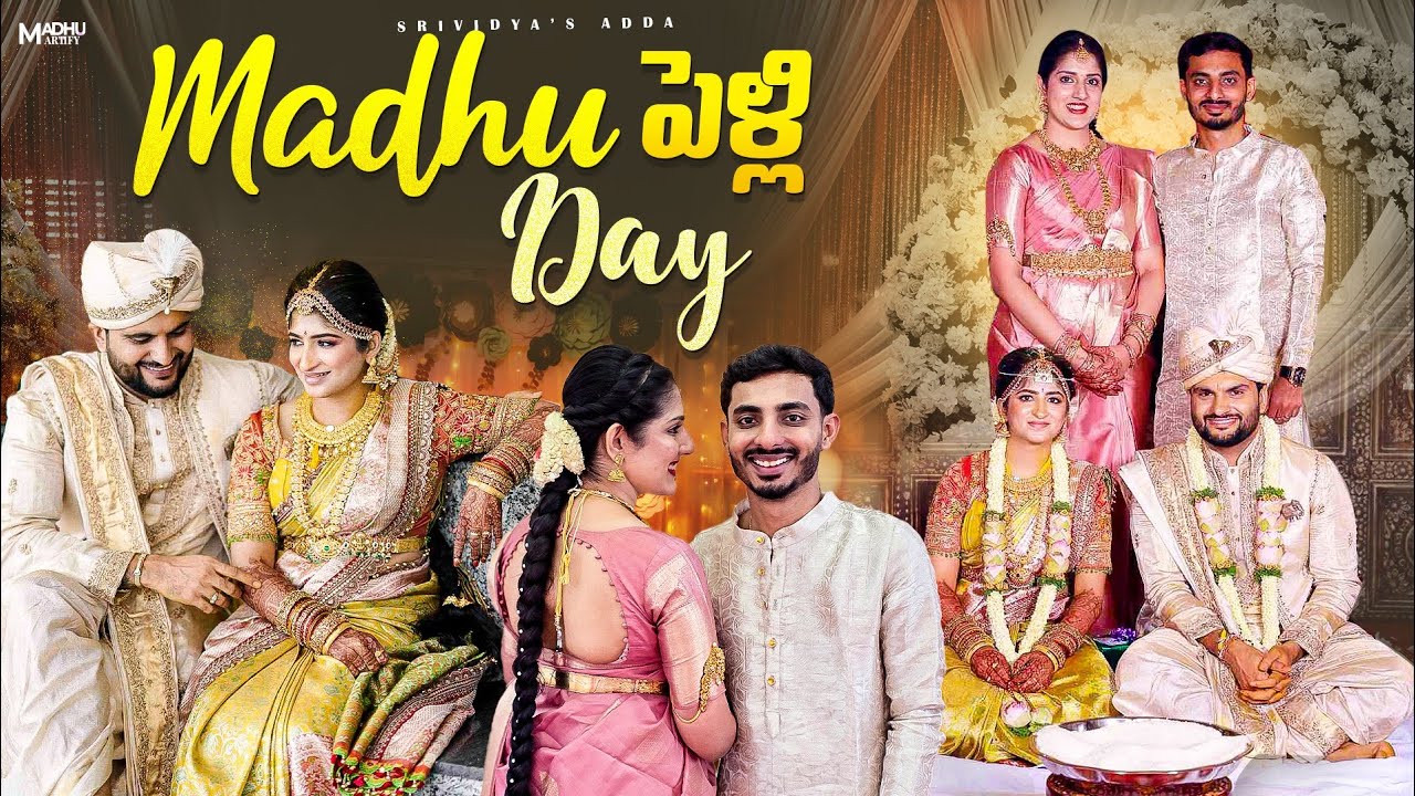 Madhu Pelli Full Vlog 💛 | My Traditional Look in Telugu Wedding 💍 | Pelli Sandadi Moments
