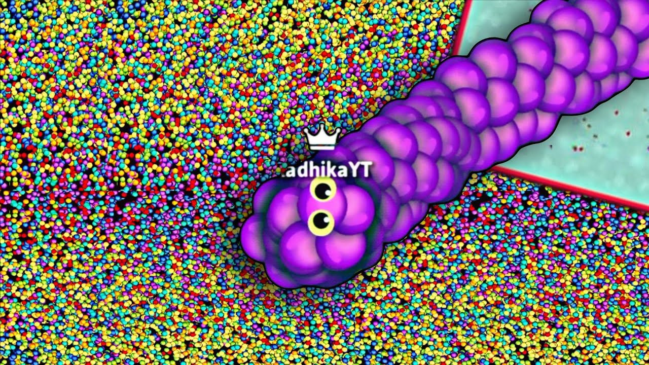 OMG🐍 KRAZY KING UBE 🩷 FEED CUTE NOOBS IN SNAKE IO SNAKE IO🐍 BEST EPIC SNAKE IO GAMEPLAY 🐍#snakeio 