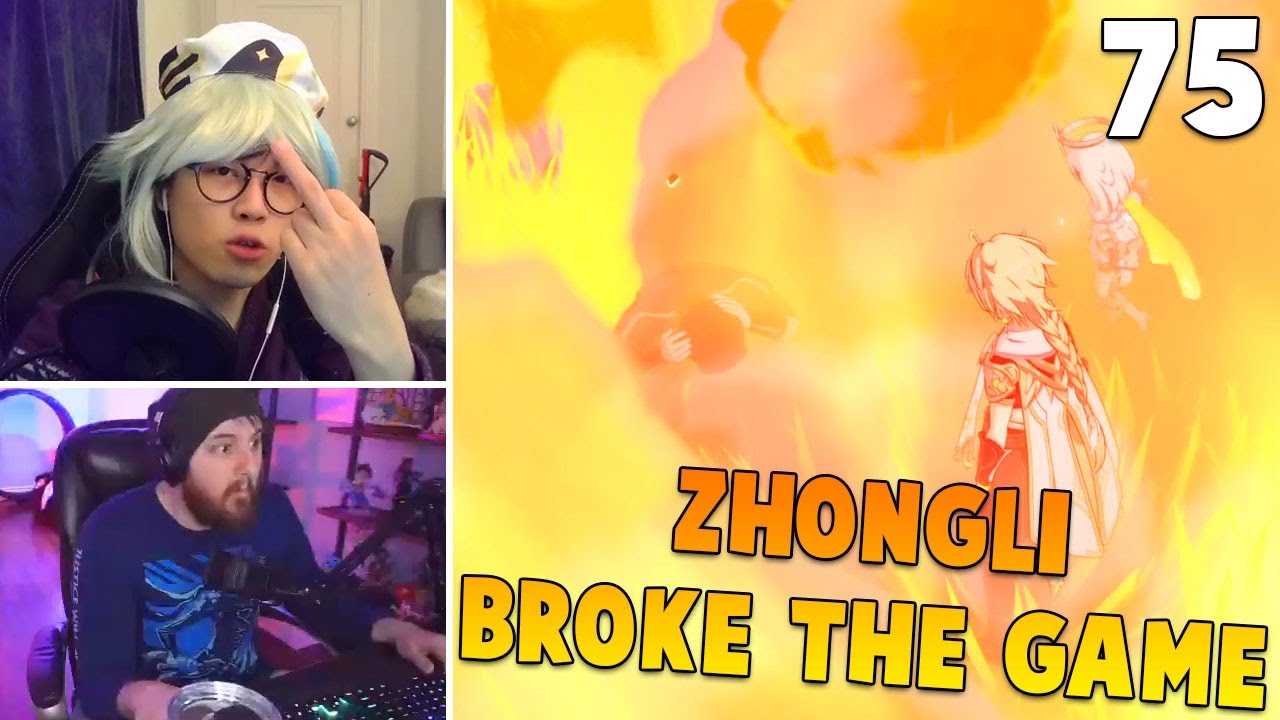 AsianGuyStream's Zhongli Is So Strong That It Broke Genshin Impact | Genshin Impact Moments #75