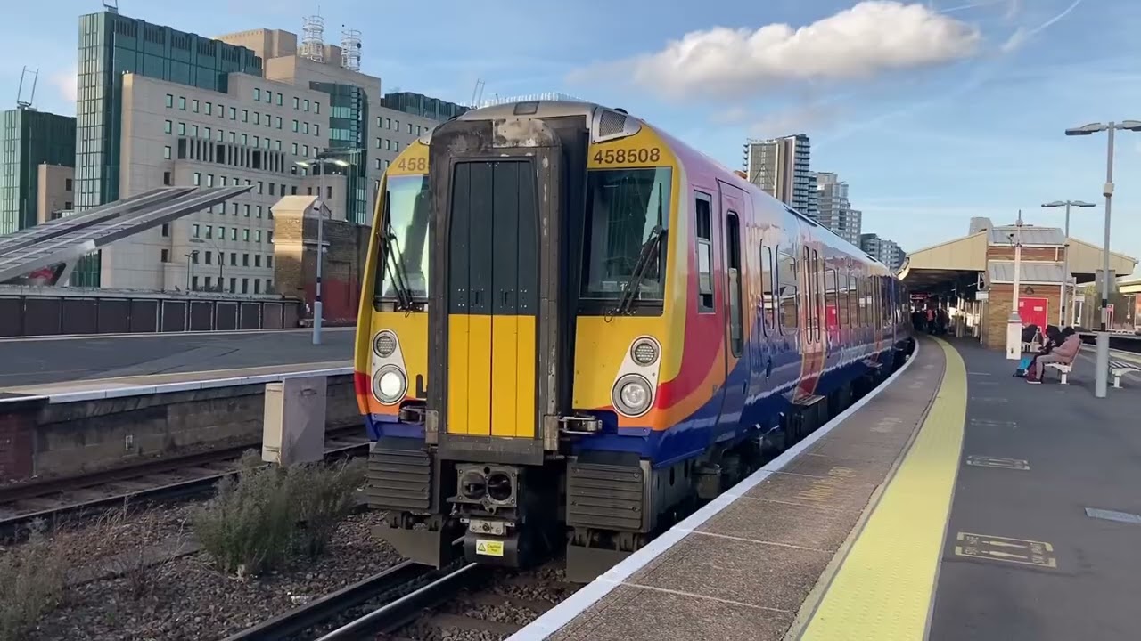 South Western Railway trains at Vauxhall - 26th October 2022