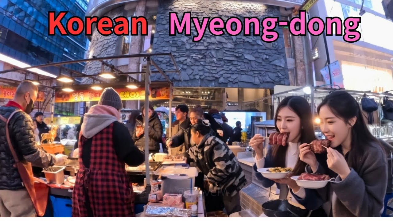 642) Myeongdong, Korea's largest tourist attraction | Winter 2026 : Korea Walk [4K 60 (ASMR