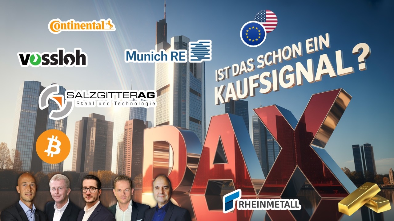 DAX-Vola weiterhin hoch - Rheinmetall, MunichRE, BTC, Salzgitter, Conti, SAP, Vossloh, EURUSD