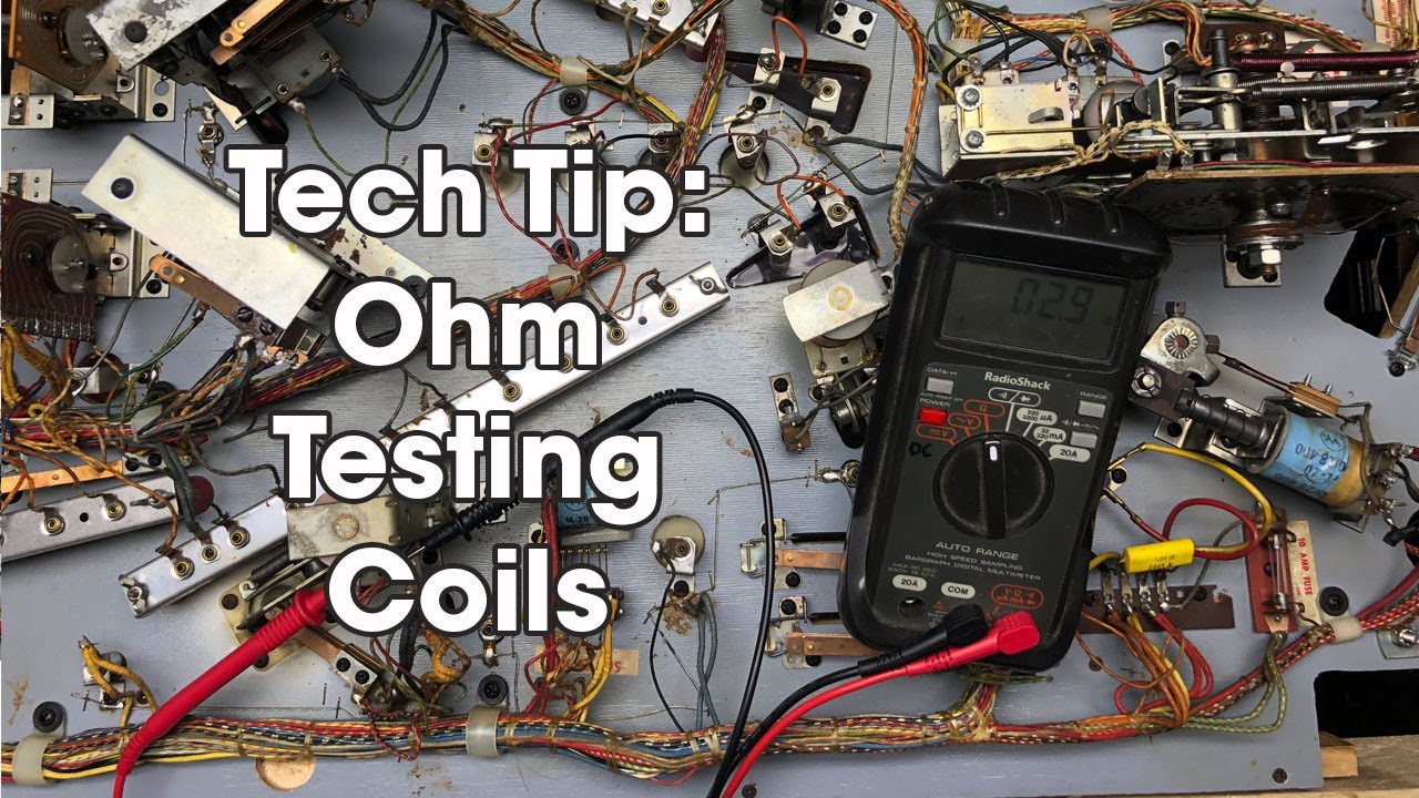 How To Ohm Test Pinball Coils and Relays Pinball Repair #Pinball #Coil #Relay #Ohm