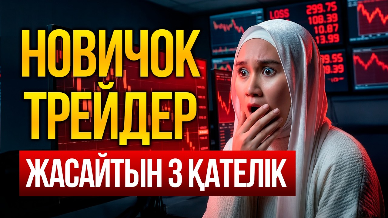 90% НОВИЧОК ТРЕЙДЕР жасайтын 3 қателік (көбі осыдан ақша жоғалтады)