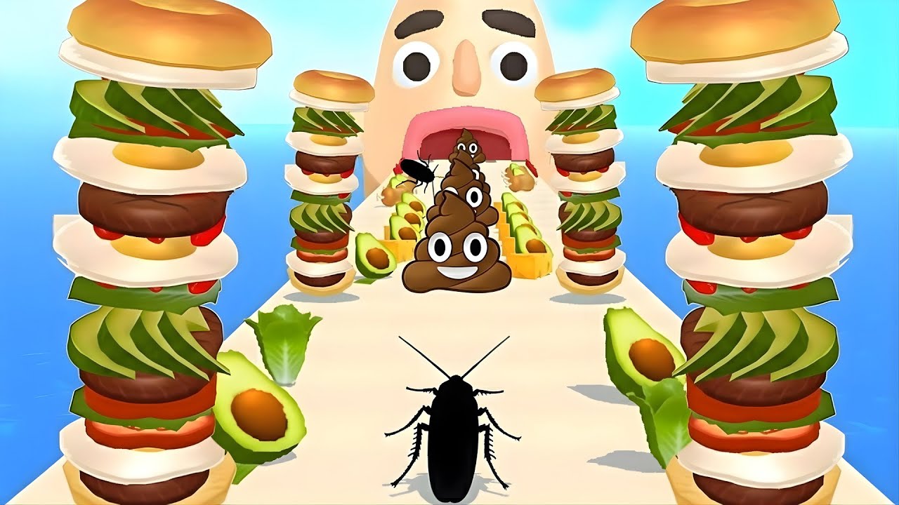 Sandwich Runner - Gameplay Walkthrough - All Levels (IOS, Android) EP102