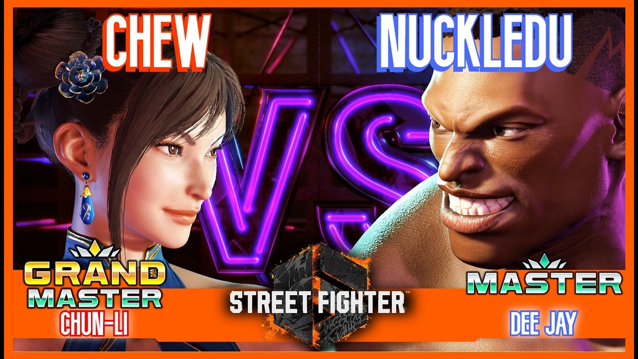 SF6 Match ♦ CHEW (Chun-Li) 🆚 NUCKLEDU (Dee Jay) ♦ High level matches