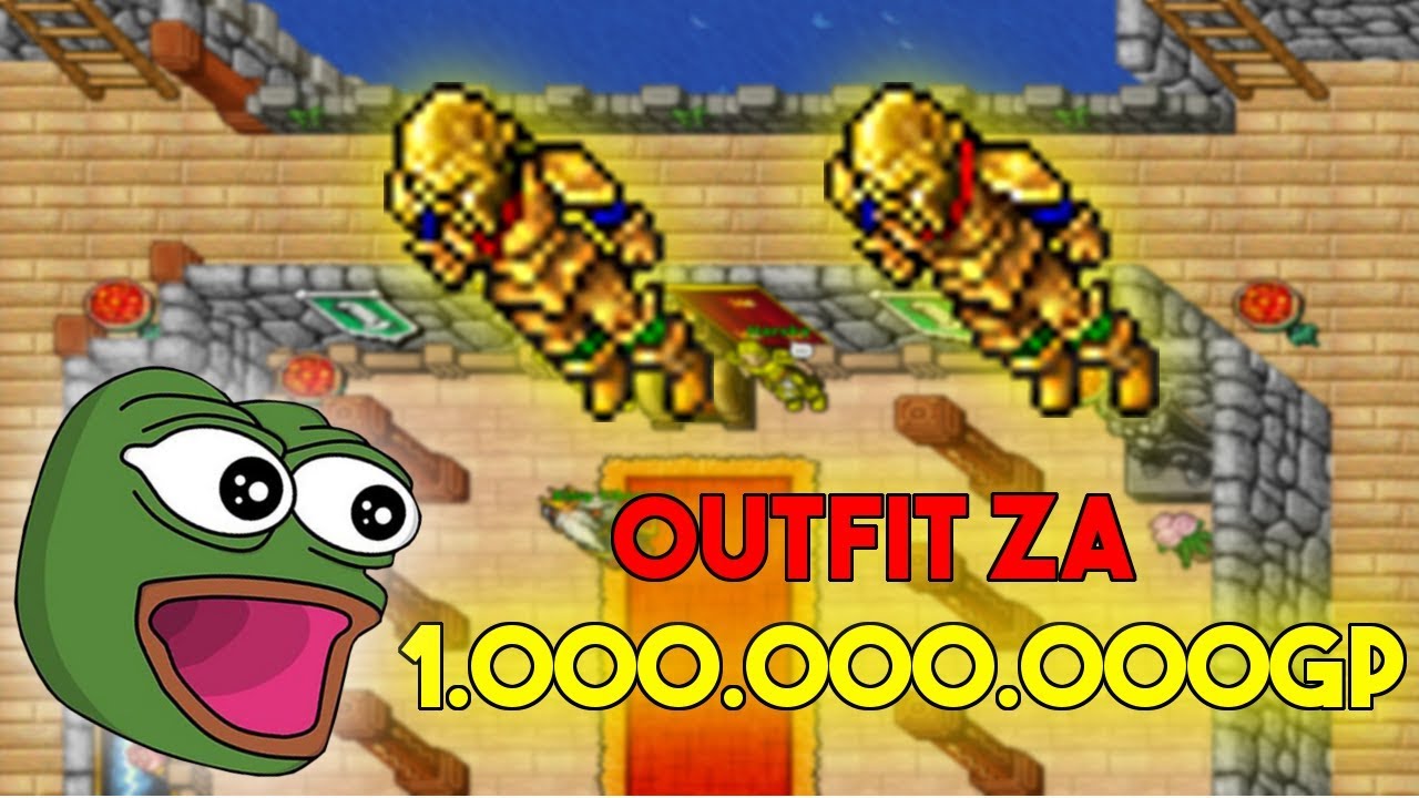 [PL] Tibia News | Nowy outfit za 1.000.000.000gp! (Golden Outfit)