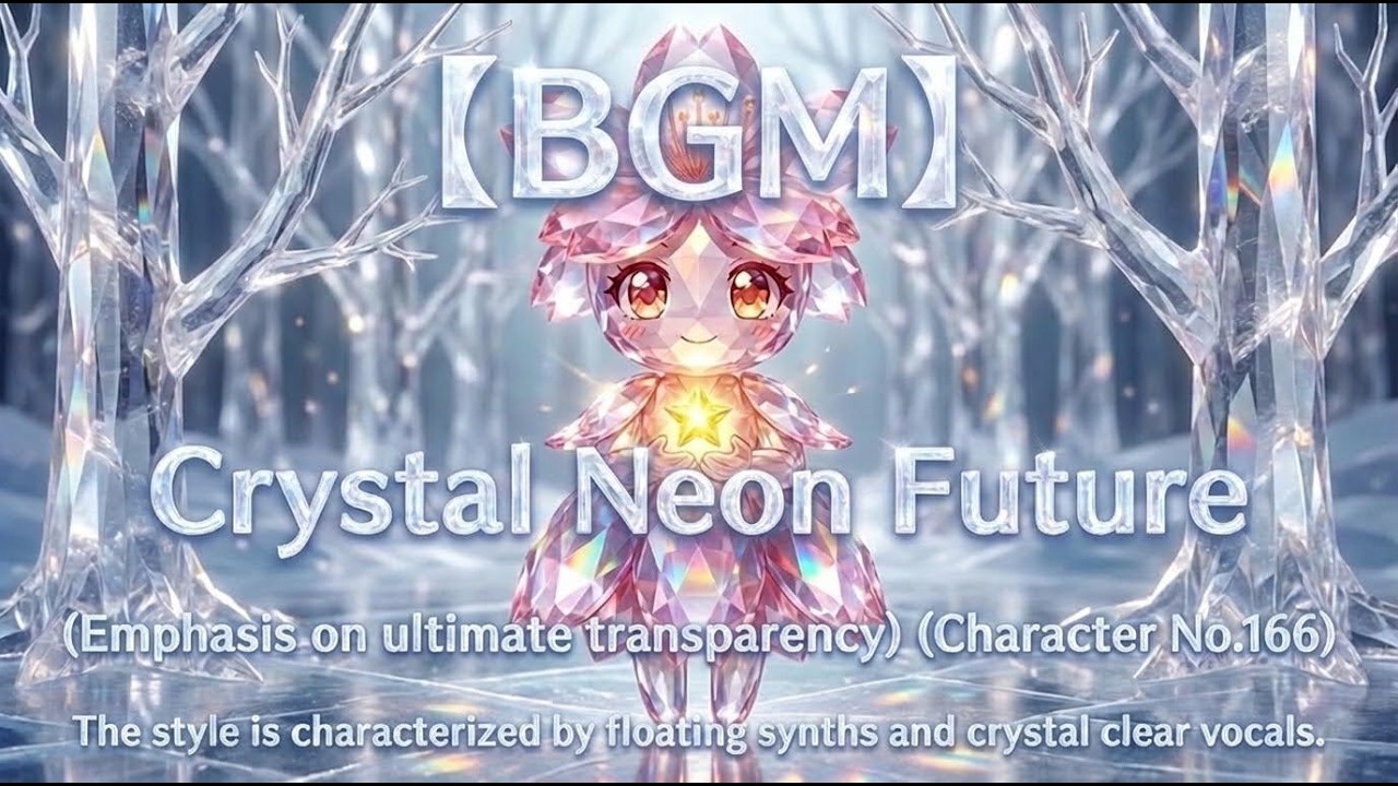 【BGM】Crystal Neon Future (Emphasis on ultimate transparency) (Character No.166)