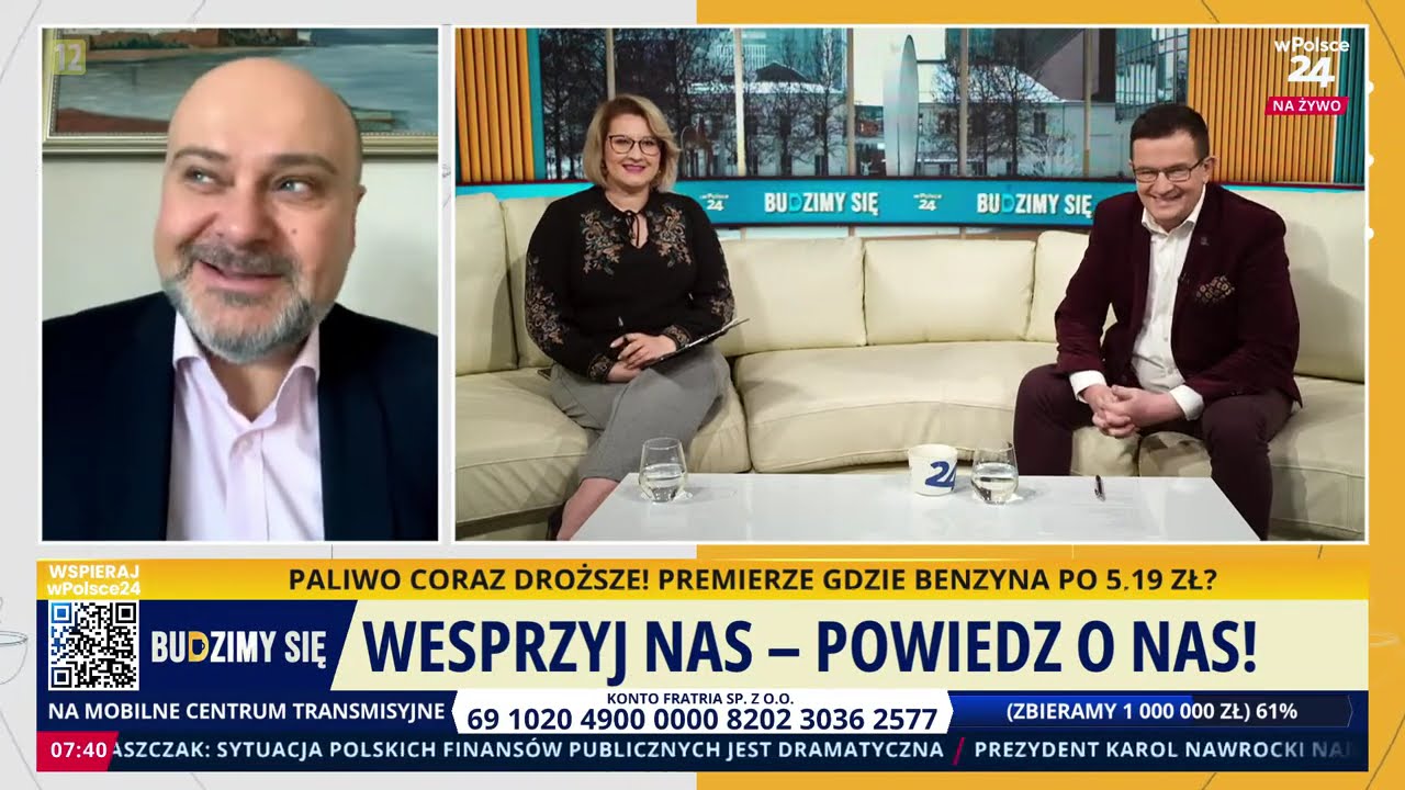 Dziura w budżecie, Tusk bez planu. Andrzej Kosztowniak. Budzimy się