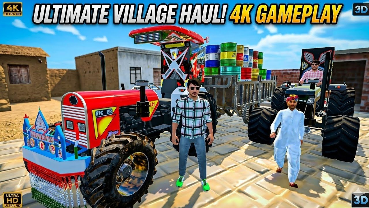 Indian tractor game 🎯