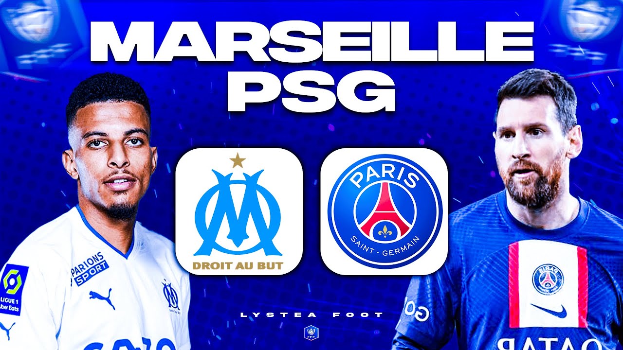 🔴 MARSEILLE - PARIS 🔴 Le CLASICO, ACTE 1 ! om vs psg COUPE DE FRANCE 1/8 de finale CDF Direct Live