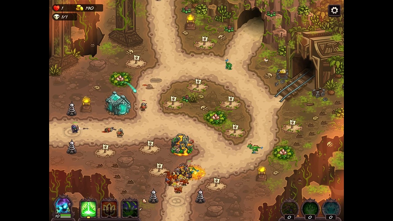Kingdom Rush Vengeance   EXCAVATION GATEWAY [impossible] [iron]