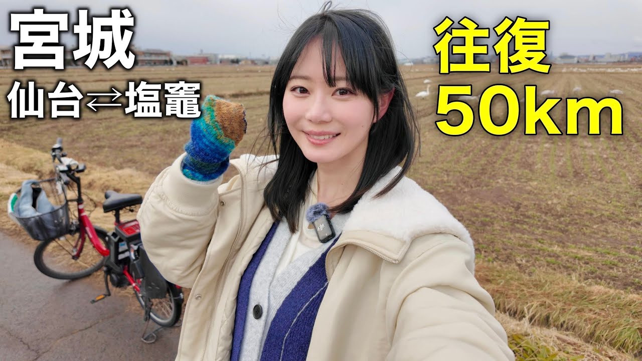1人で往復50kmチャリ漕いで海鮮丼食べてきた【9時間半の自転車旅】