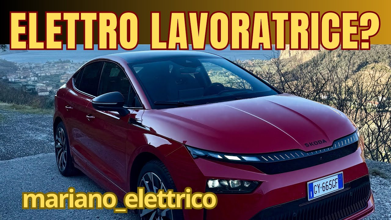 GIORNATA di LAVORO da 400km con SKODA ENYAQ 85: è il SUV ELETTRICO PERFETTO?