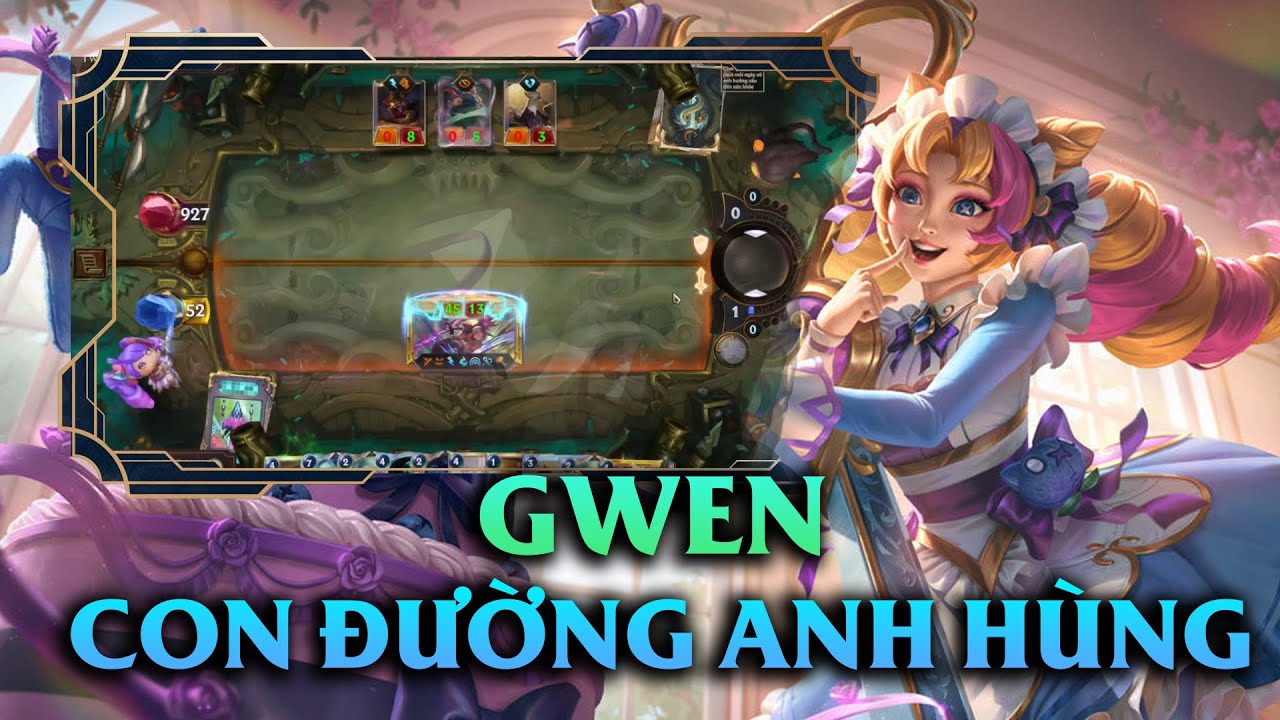 CON ĐƯỜNG ANH HÙNG GWEN VS TF , GAME HƠI ĐEN RÚT KO RA GWEN HOẶC K LV UP ĐƯỢC , HKOS